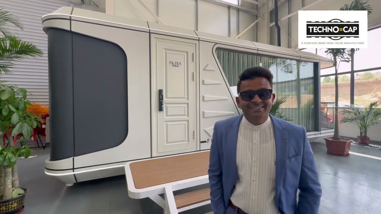 Капсульный дом | 1 спальня | Полностью автоматизированный готовый дом с рейтингом пять звезд