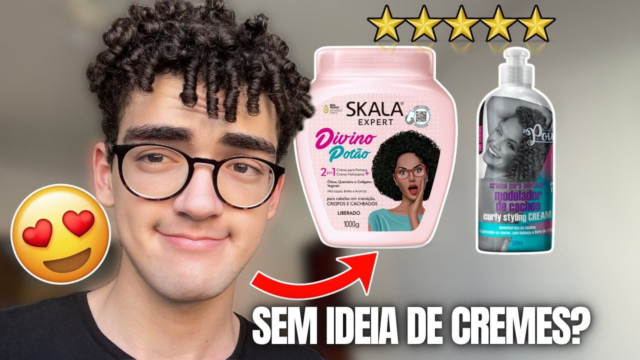OS 10 MELHORES CREMES PARA CABELO CACHEADO MASCULINO! (TESTADOS & MAIS ...