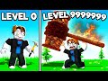 LOGGY BROUGHT THE LEVEL 999,999 THORE HAMMER | ROBLOX