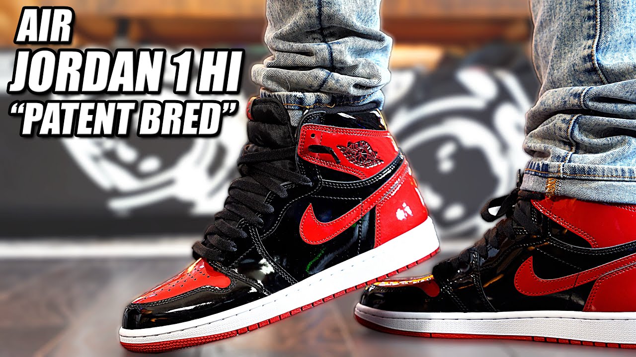 Jordan Patent Leather Bred 1s Review + On Feet Footage. WATCH