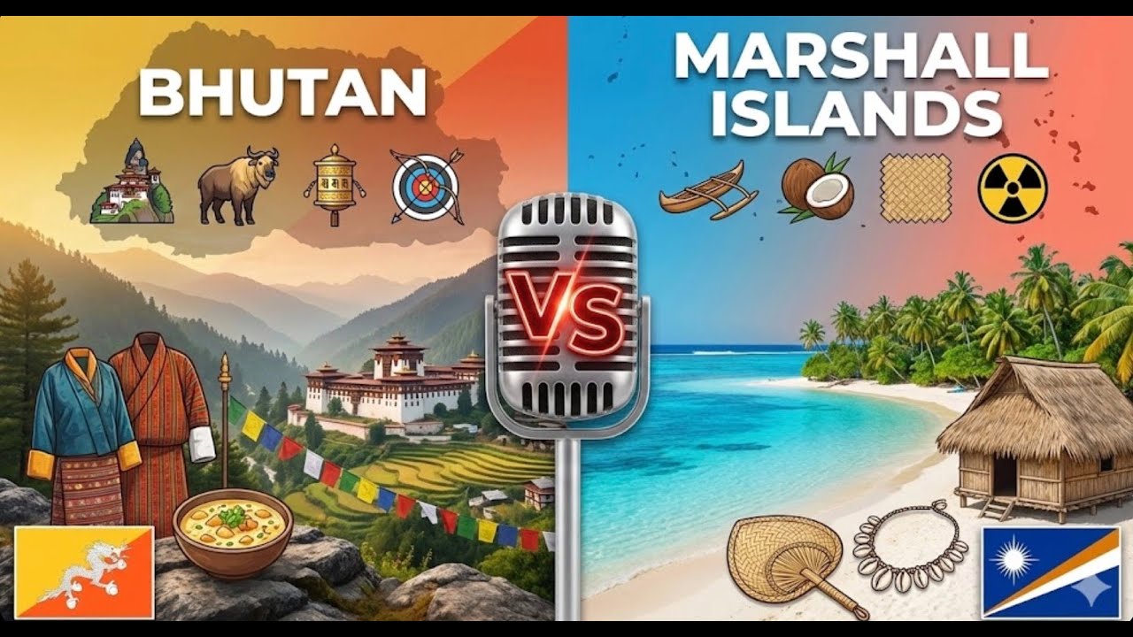 Bhutan vs Marshall Islands: Mountain Kingdom vs Pacific Atoll