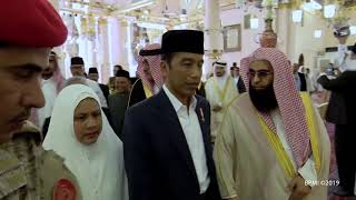 Presiden Jokowi Ziarah Makam Rasulullah SAW, Madinah, 15 April 2019