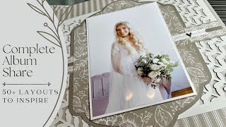 Scrapbook Layout Album Share | 50+ Elegant Wedding Pages screenshot 4