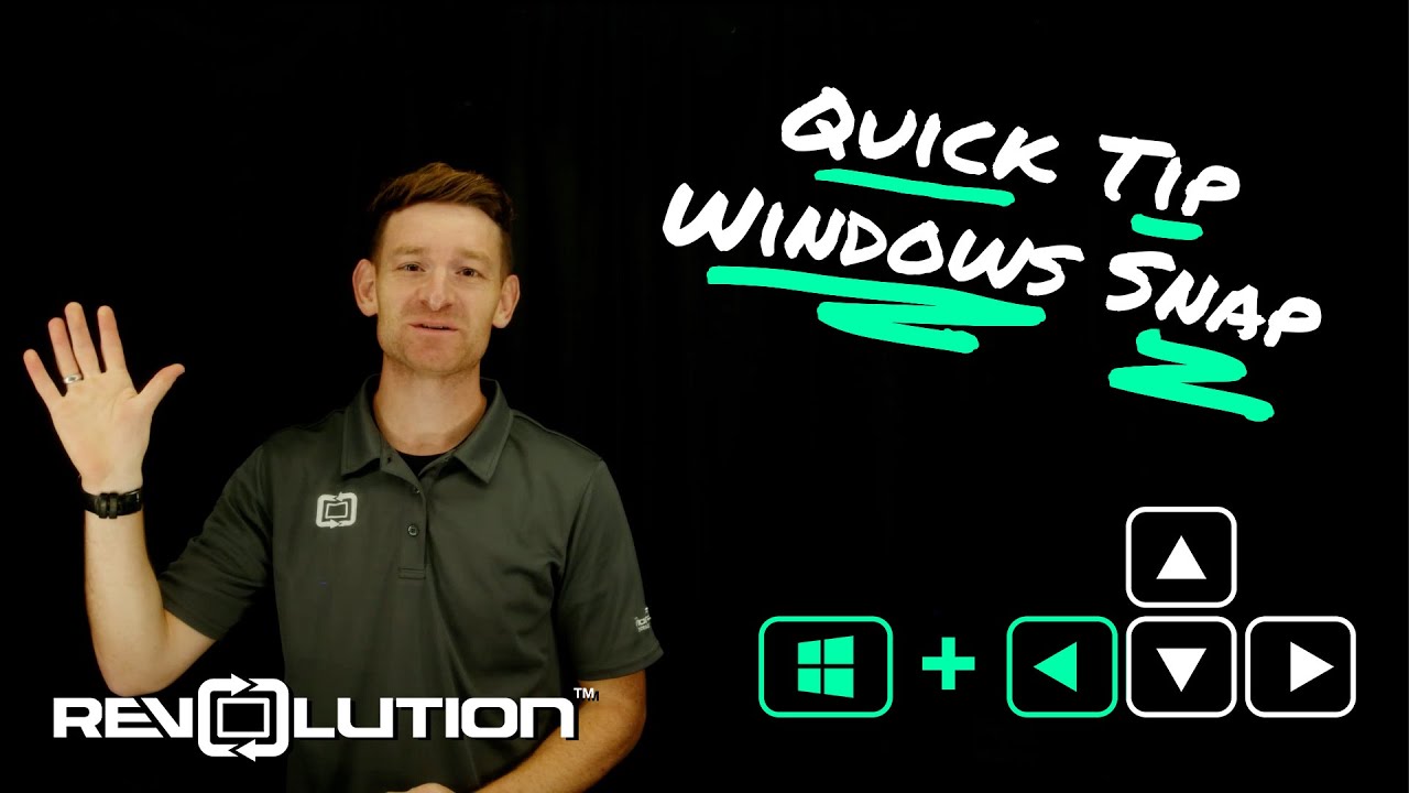 Quick Tips | Using Windows Snap on Revolution Studios