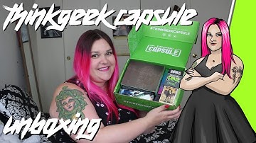 TALK NERDY TO ME: ThinkGeek Capsule Unboxing! - Elyse Explosion