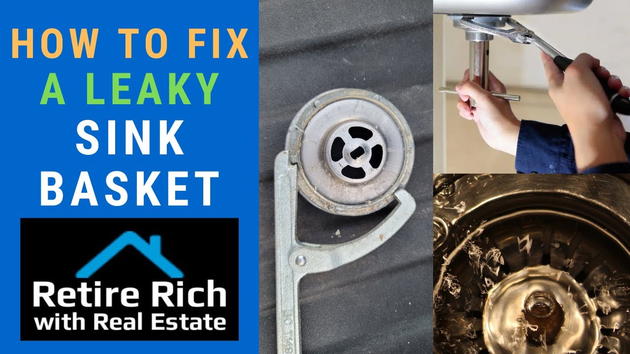 How To Fix A Leaky Sink Basket YouTube