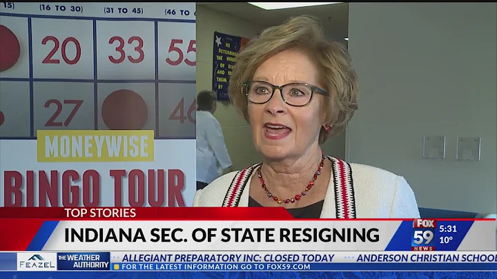 State Secretary Connie Lawson to resign