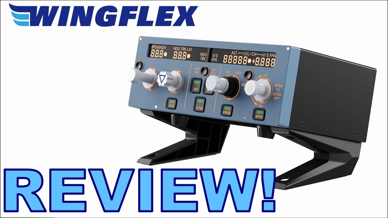 Winglex A320 FCU CUBE Par FSimGear – Manette USB Simulateur De Vol (Grise, PC)