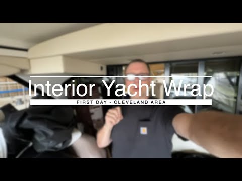How We Wrapped a Yacht with 3M Di-Noc Day 1