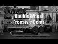 Freestyle demonstration with double wheels