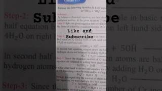 Balancing Of Redox Reactions #Chemistry #Mdcat #Neet #Mcat #Tms #Testas