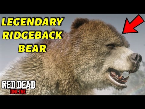 Legendary Ridgeback Spirit Bear In Red Dead Online (Naturalist Role ...