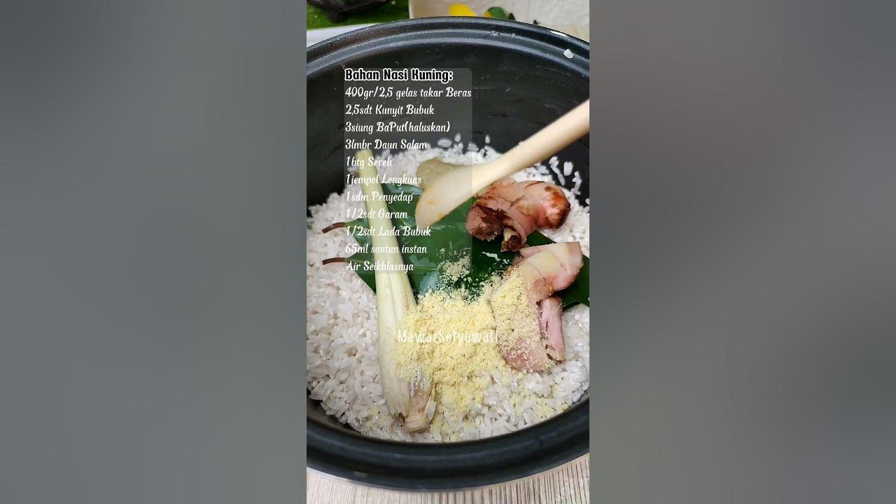 NASI KUNING RICE COOKER
