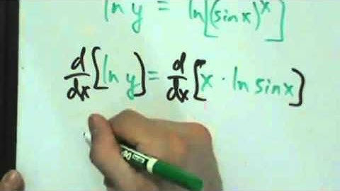 Calculus I - Logarithmic Differentiation - Example 1