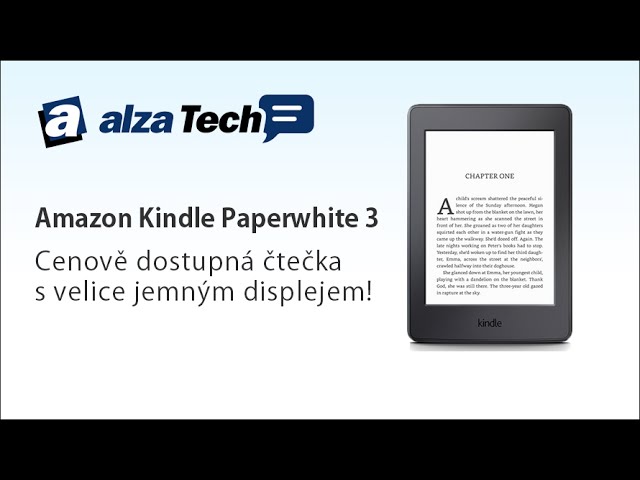 Amazon Kindle Paperwhite 3: Čtečka se skvělým displejem! - AlzaTech #298 -  YouTube