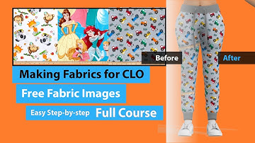 How to Make a Perfect Fabric for CLO 3D step-by-step