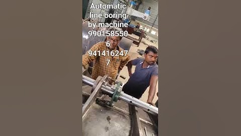 Automatic welding attachment with line boring machine portable contact 9414162477.
