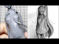 初音ミク(病みver)のフィギュアを作ってみた【粘土】the Making of Miku Hatsune Figure.