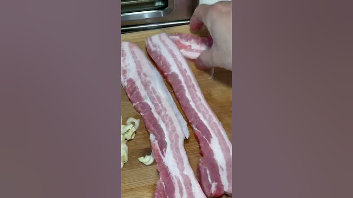 Easy pork belly lunch