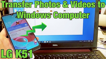 LG K51: How to Transfer Photos & Videos to Windows PC, Laptop, Computer