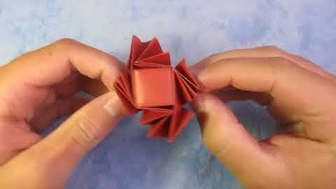 DEMO: Origami Baby Oscillating Flasher Designed By Jeremy Shafer