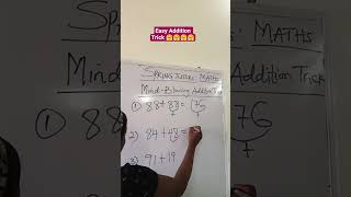 Easy Addition Trick For Two-Digit Numbers #springtutors #mathmadeeasy