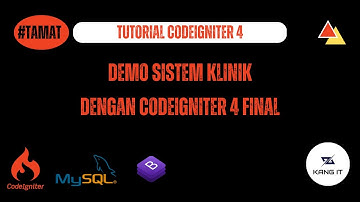DEMO SISTEM KLINIK DENGAN CODEIGNITER 4 FINAL