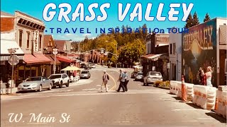 Grass Valley California - Nevada City - Driving Downtown