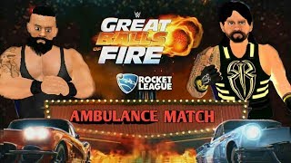 Who do you think will win this match as braun strowman returned to
challenge roman reigns an ambulance at great balls of fire ...