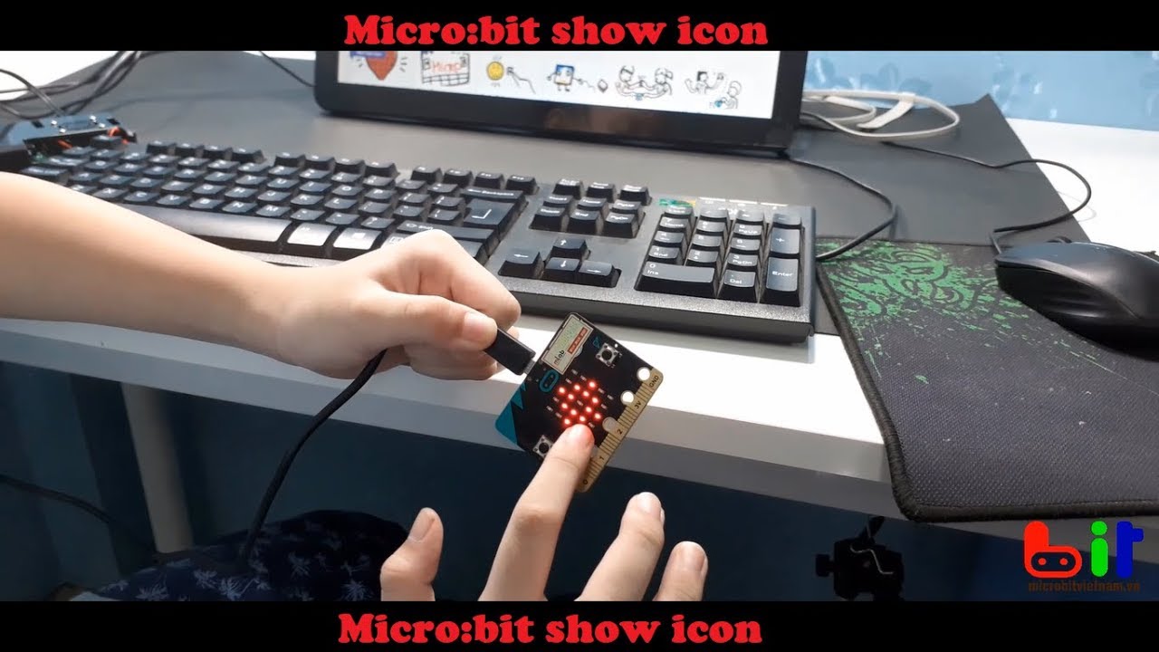 [MLAB.VN] Bài 1 : Hiển thị icon trên Microbit | Microbit show icon ...