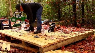 Bunkhouse / Tool Shed Construction!- Ep15- Outsider Log Cabin