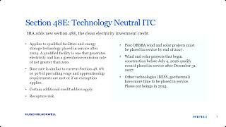Renewable Energy Tax Credit Transfers: Diligence and Negotiation Considerations
