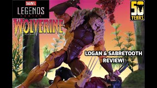 Marvel Legends Logan & Sabretooth 50th Anniversary Wolverine Unboxing & Review! #wolverine