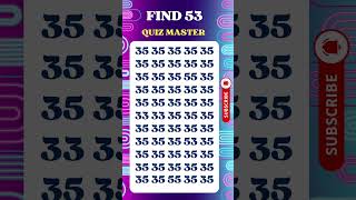 Can You Find 53? 🔍🧠 #puzzle #brainteasersunleashed