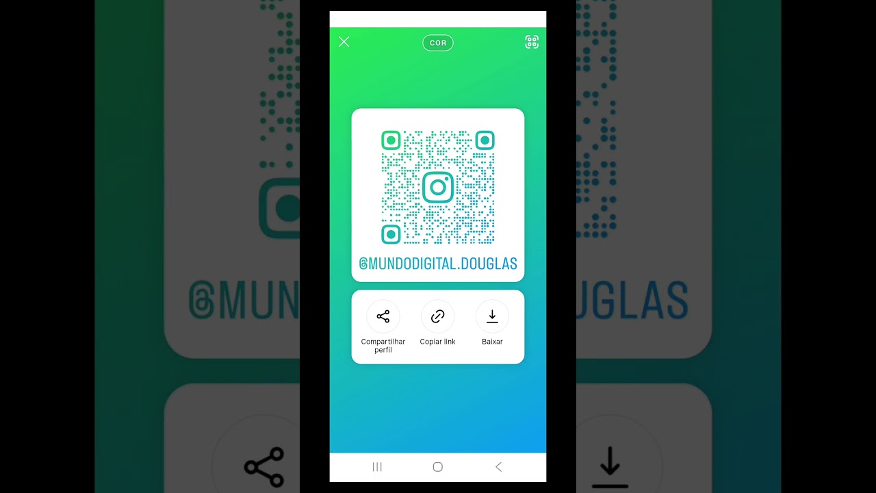 Como encontrar e personalizar o QR Code do seu perfil no Instagram.