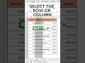 Everyone Should Know These Top Row &amp; Column Excel Shortcuts #excel #excelshortcuts #rows #columns