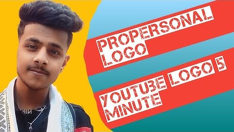 how to make logo for YouTube channel 5 minute_/