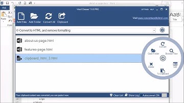 Word Cleaner 7 quick start guide. Word To HTML Converter.
