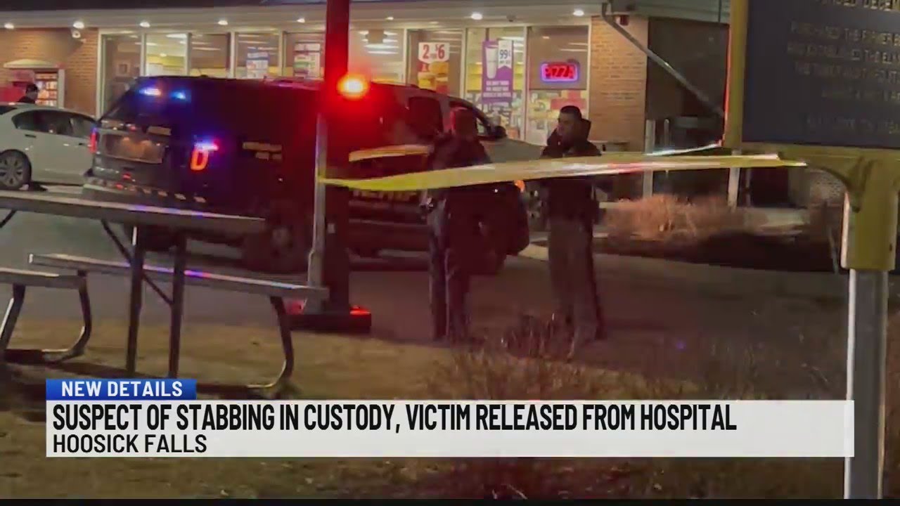 Suspect of Hoosick Falls stabbing in custody, victim released from hospital