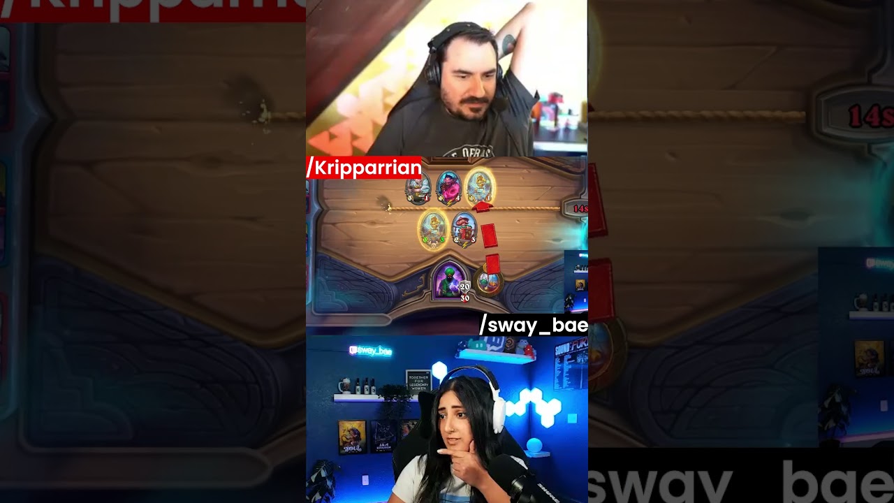 Okay, hear me out... Sway Bae and Kripp say Madam Goya is a MUST PLAY for #hearthstoneduos