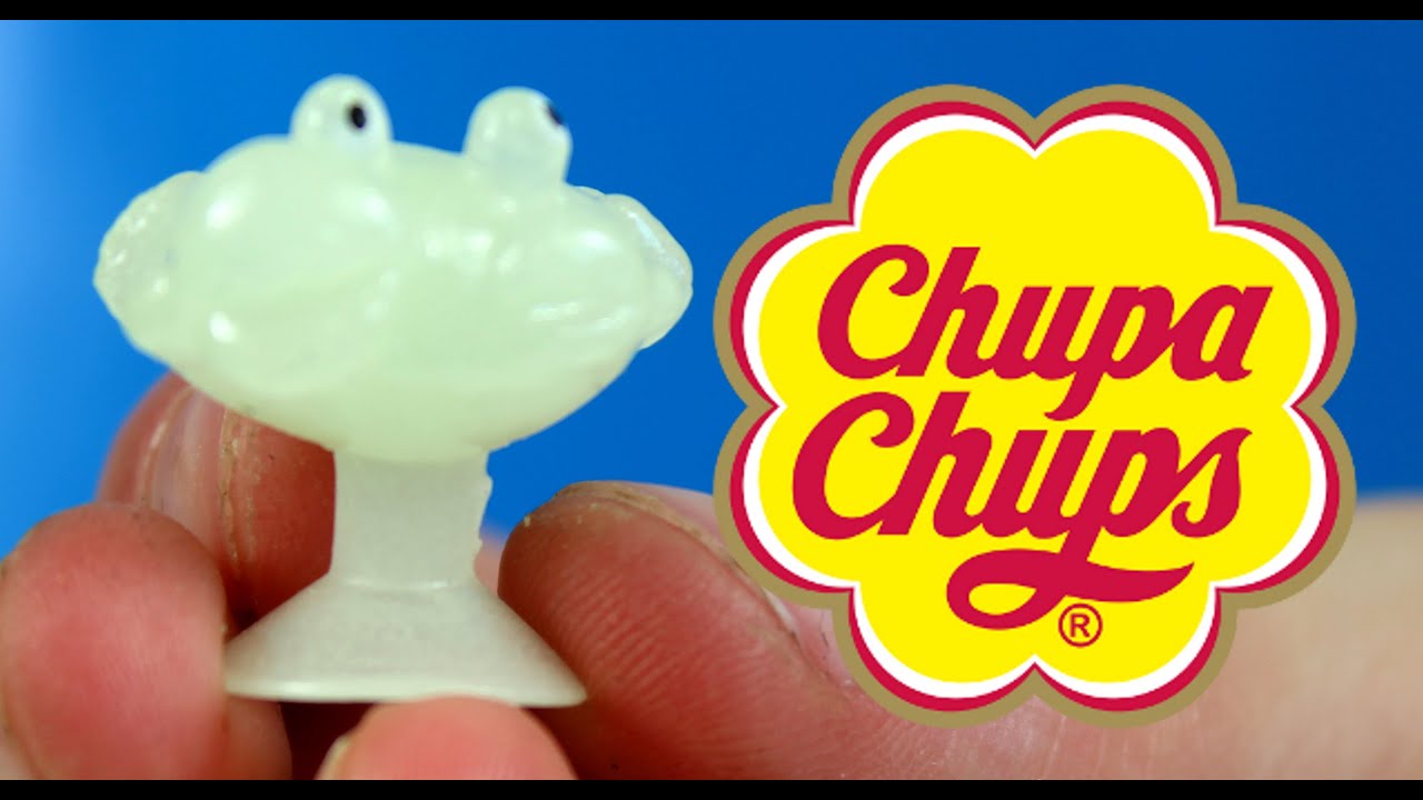 Chupa Chups with Sticky Zoo Surprises - White Frogg Figure