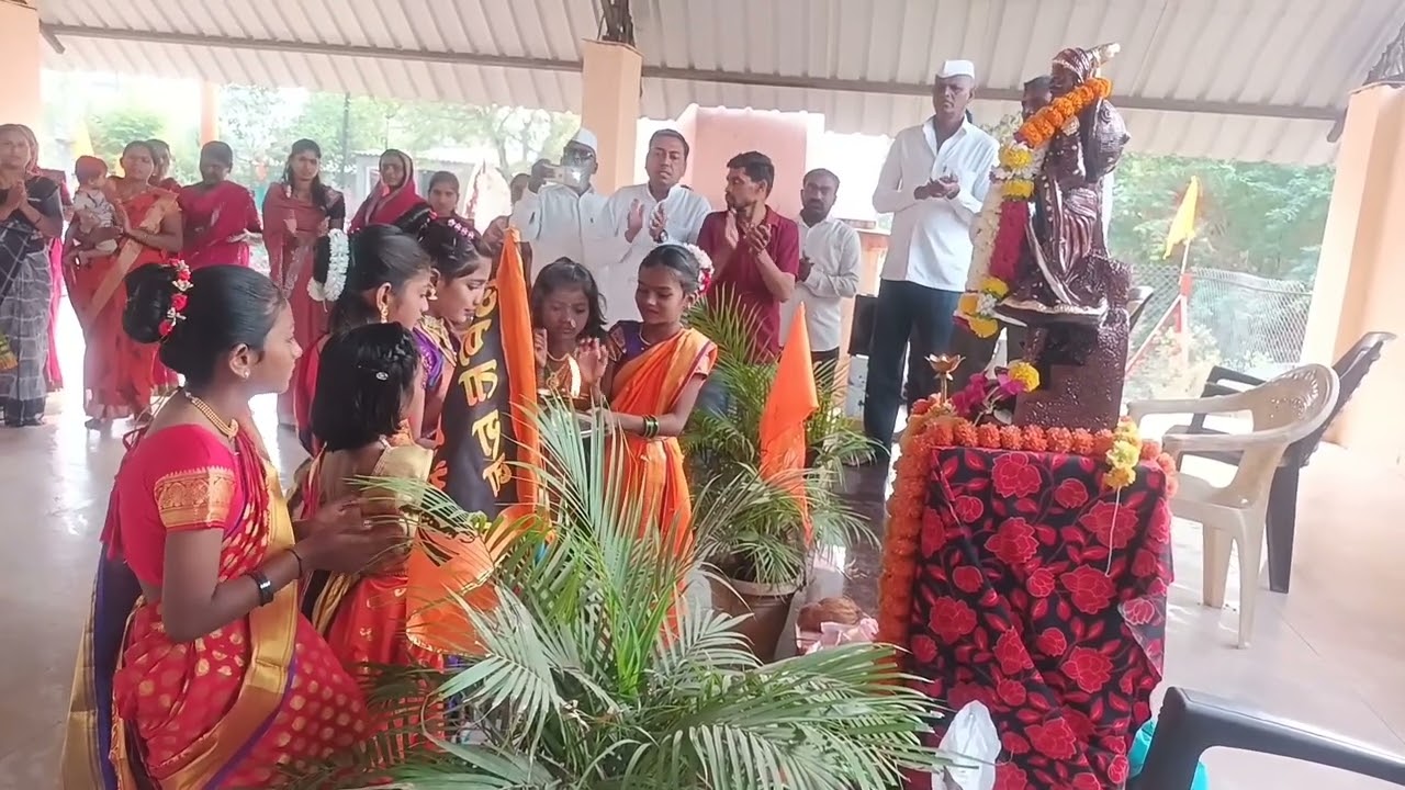 छत्रपती शिवाजी महाराज जन्मोत्सव जि प प्रा शा गोमळवाडी,तालुका नेवासा .