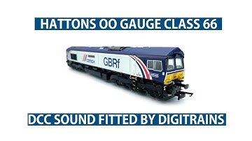Hattons OO Gauge Class 66 DCC Sound fitted by Digitrains Ltd.
