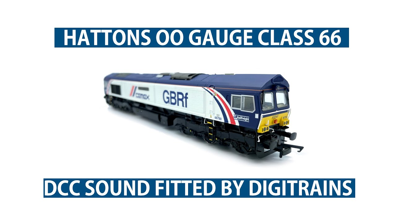 Hattons OO Gauge Class 66 DCC Sound fitted by Digitrains Ltd.