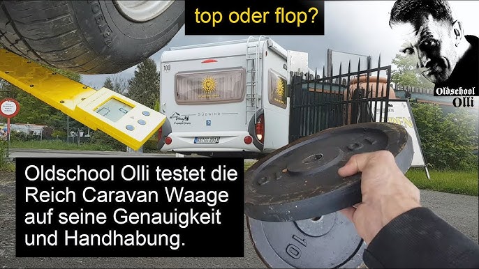 HAPPY CAMPING  die Reich Wohnwagen Waage - ein Test powered bei Melli ›  HAPPY CAMPING