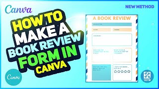 How to Make a Book Review Form in Canva | Step-by-Step Tutorial 2026