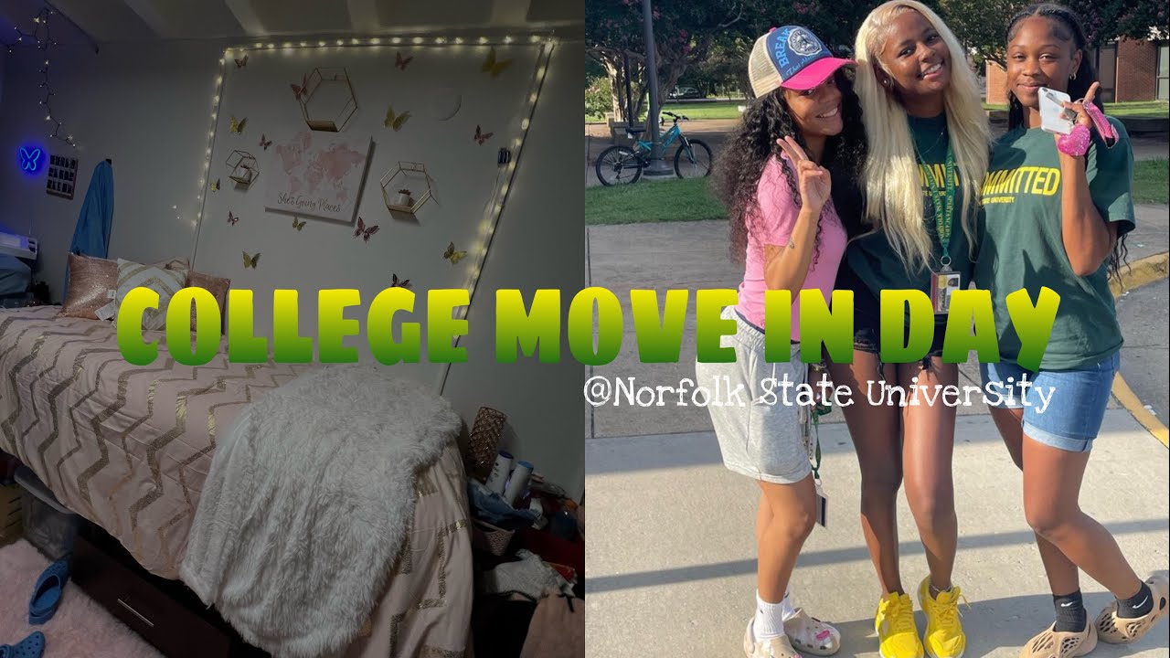 HBCU COLLEGE MOVE IN VLOG 2023| Norfolk State University - YouTube