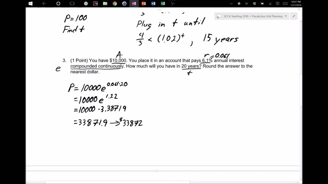 Precalculus Ch 3 Sections 1 & 2 Quiz Solutions - YouTube