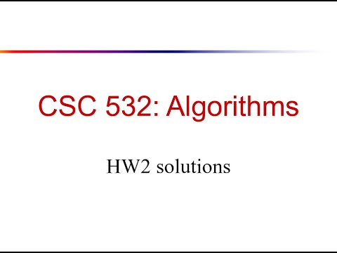 HW2 - solutions 1 - YouTube