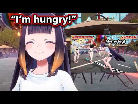 Ina's just happy she got to eat after sacrificing her leg